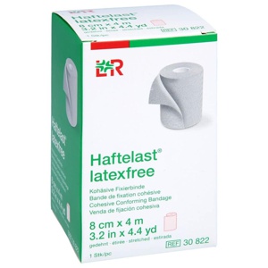 HAFTELAST Fixierb.kohäs.latexfrei 8 cmx4 m creme Produktbild
