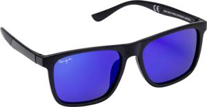 Haga Eyewear Atlanta Polarized Matt Black, Blue Mirror Lens produkt bild