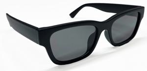 Haga Eyewear New York Matt Black - Grey Lens produkt bild