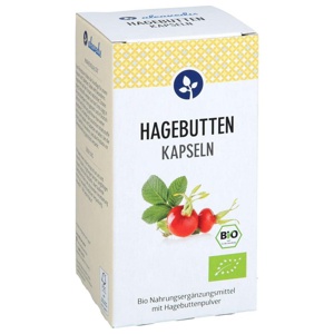 HAGEBUTTEN 400 mg Bio Kapseln vegan Produktbild