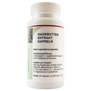 HAGEBUTTEN EXTRAKT Kapseln Produktbild
