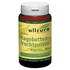 HAGEBUTTEN FRUCHTPULVER Kapseln Bio Produktbild
