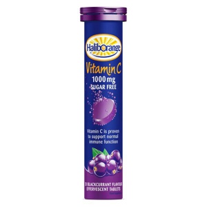 Haliborange Vitamin C Effervescent Blackcurrant Sugar Free product image