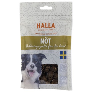 Halla Nöt Belöningsgodis för Hund 80 g produkt bild