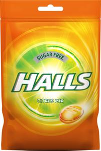 Halls Cool Orange Lemon & Lime halstablett 65 g produkt bild