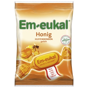 Halstablett Honung 75g - Em-eukal produkt bild