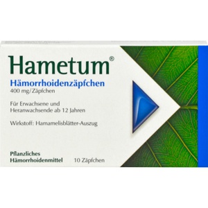 HAMETUM Hämorrhoiden Zäpfchen Produktbild