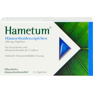 HAMETUM Hämorrhoiden Zäpfchen Produktbild