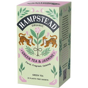 Hampstead Tea Grøn Te & Jasmin Økologisk   20 breve produktbillede
