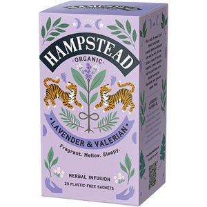 Hampstead Tea Lavendel & Baldrian Te Økologisk   20 breve produktbillede
