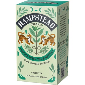 Hampstead Tea Matcha Grøn Te & breveændenælde Økologisk   20 breve produktbillede