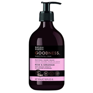 Hand Wash rose & geranium Baylis & Harding Goodness - 500 ml produktbillede