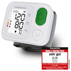 Handgelenk-Blutdruckmessgerät BW 345, 1 St Produktbild