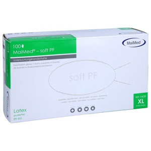HANDSCHUHE Einmal Latex puderfrei XL Produktbild