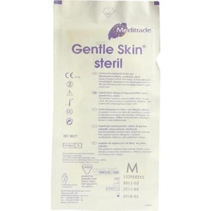 HANDSCHUHE Einmal Latex steril puderfrei mittel Produktbild