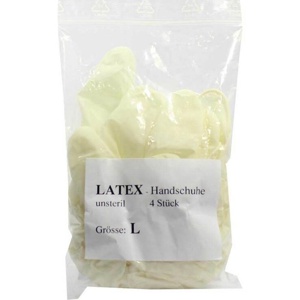 HANDSCHUHE Einmal Latex unsteril groß Produktbild