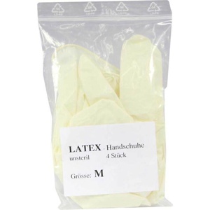 HANDSCHUHE Einmal Latex unsteril mittel Produktbild