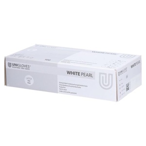 HANDSCHUHE Einmal Nitril L weiß Produktbild