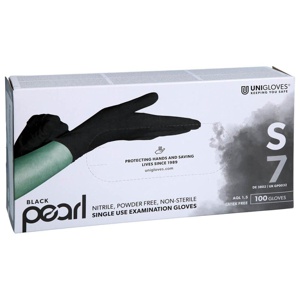 HANDSCHUHE Einmal Nitril S schwarz Produktbild