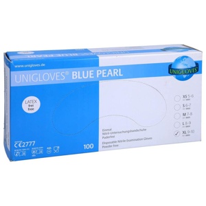 HANDSCHUHE Einmal Nitril XL blau Produktbild