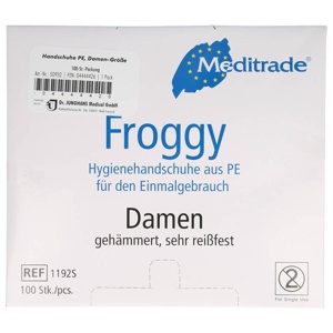 HANDSCHUHE Einmal Polyethylen Damen Produktbild
