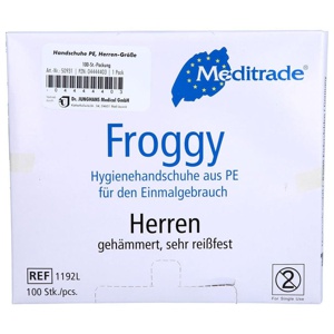 HANDSCHUHE Einmal Polyethylen Herren Produktbild