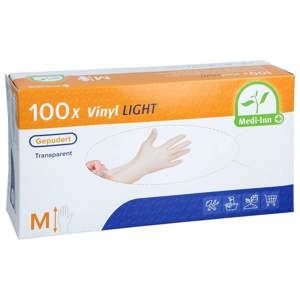 HANDSCHUHE Einmal Vinyl gepudert M Produktbild