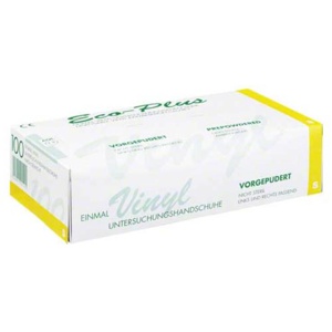 Handschuhe Einmal Vinyl klei, 100 St Handschuhe Produktbild