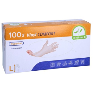 HANDSCHUHE Einmal Vinyl puderfrei L Produktbild