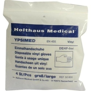 HANDSCHUHE Einmal YPSIMED Vinyl groß Produktbild