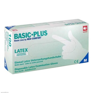 HANDSCHUHE Latex leicht gepudert mittel Produktbild