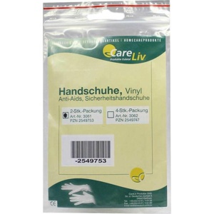 Handschuhe Vinyl Anti Aids, 2 St Handschuhe Produktbild