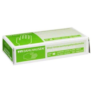 Handschuhe Vinyl puderfrei mittel, 100 St Handschuhe Produktbild