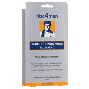 Hanne Bang Hårfjerningsvoks til mænd - 24 stk. produktbillede