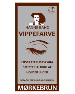 Hanne Bang Vippefarve Mørkebrun produktbillede
