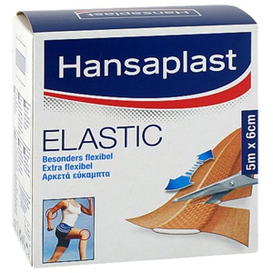 Hansaplast Elastic Pflaster 5mx6cm, 1 St Pflaster Produktbild