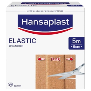 HANSAPLAST Elastic Pflaster 6 cmx5 m Produktbild