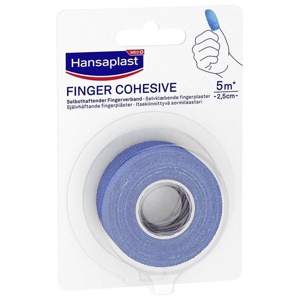 HANSAPLAST Fingerverb.selbsthaft.2,5 cmx5 m blau Produktbild