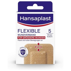 HANSAPLAST Flexible Wundverband 6x9,5 cm Strips Produktbild