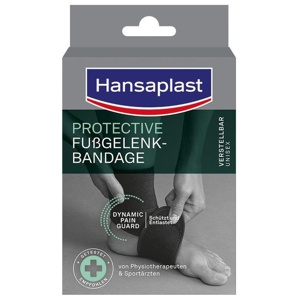 Hansaplast Fußgelenk-Bandage verstellbar, 1 St Bandage Produktbild