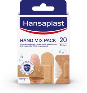 Hansaplast Hand Mix Pack 20 st produkt bild