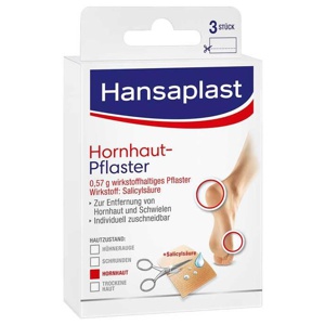 Hansaplast Hornhautpflaster, 3 St Pflaster Produktbild