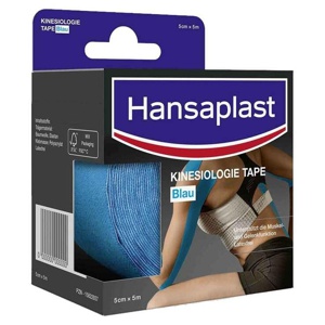 Hansaplast Sport Kinesiologie Tape 5 cm x 5 m blau, 1 St Bandage Produktbild