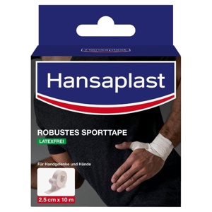 Hansaplast robustes Sporttape 2,5 cmx10 m weiß Produktbild