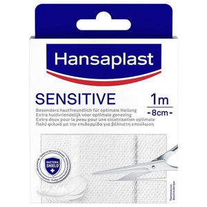 HANSAPLAST Sensitive Pflast.hypoallergen 8 cmx1 m Produktbild