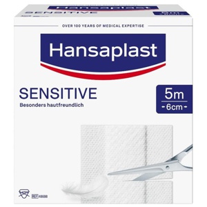 HANSAPLAST Sensitive Pflaster 6 cmx5 m Rolle Produktbild