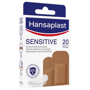 Hansaplast SENSITIVE Pflasterstrips Hautton medium, 20 St Pflaster Produktbild