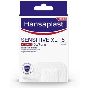 Hansaplast Sensitive XL plaastrid 6x7cm N5 toote pilt