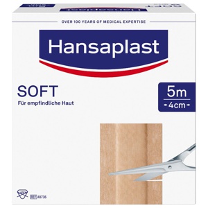 Hansaplast Soft Pflaster 5mx4cm Rolle Produktbild