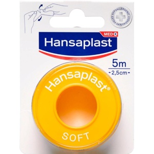 Hansaplast Soft Tape 5mx2,5cm 5 stk produktbillede